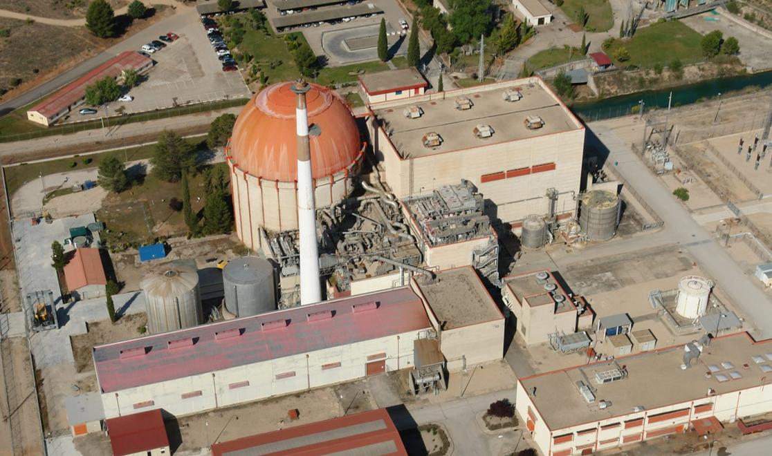 Imagen de archivo de la central nuclear de Zorita, en la provincia de Guadalajara