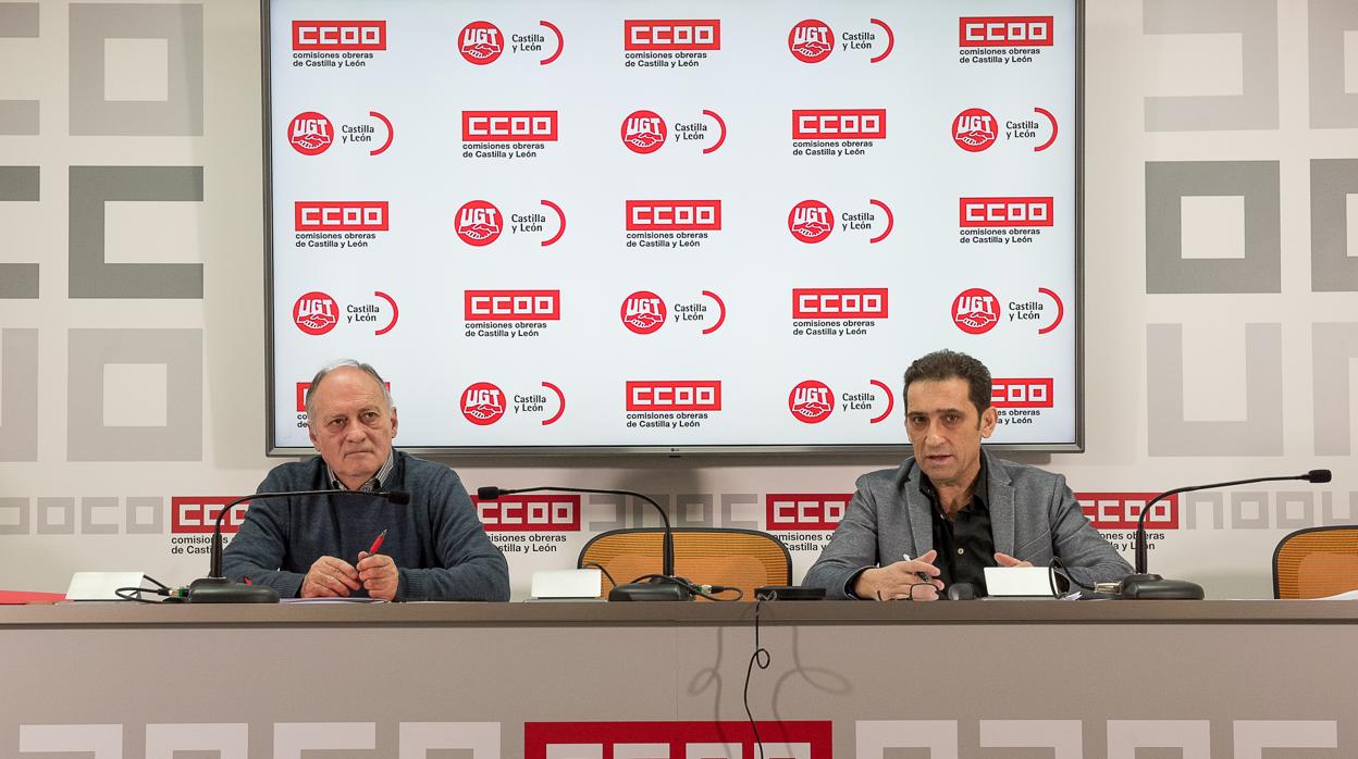 Los secretarios generales de UGT y CCOO,