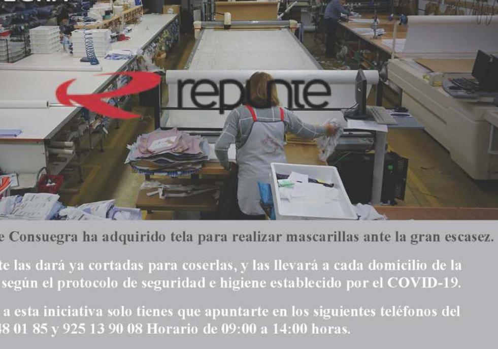 La empresa Repunte se encarga de cortar las piezas