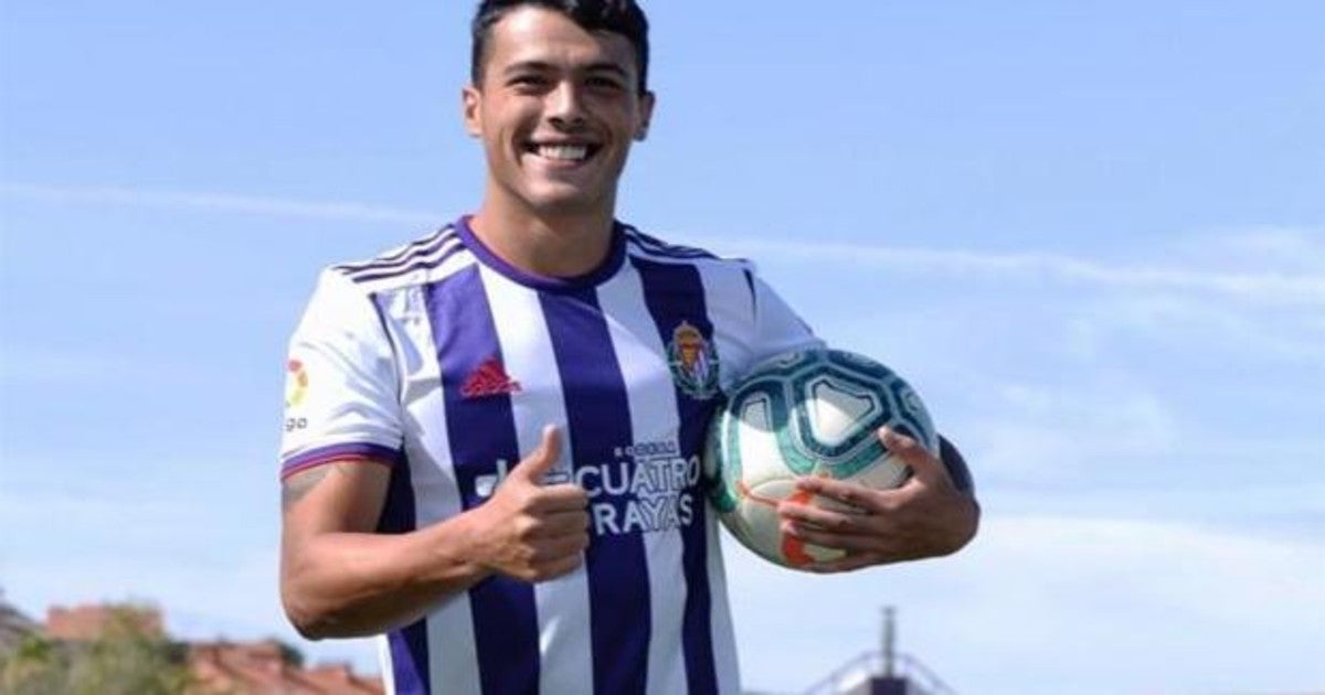 Pedro Porro, durante su presentación con el Real Valladolid