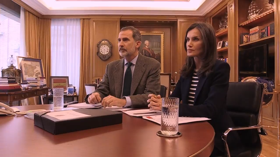 Los Reyes se reúnen con el presidente de Mercadona por videoconferencia