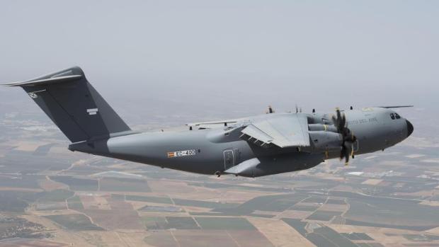 Un A400M del Ejército despega hoy rumbo a China a por material