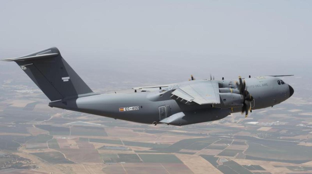 Un A400M del Ejército del Aire