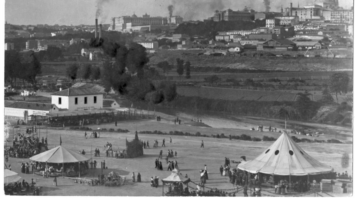 Pradera de San Isidro en 1918