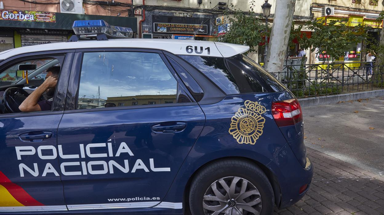 Un coche de la Policía Nacional