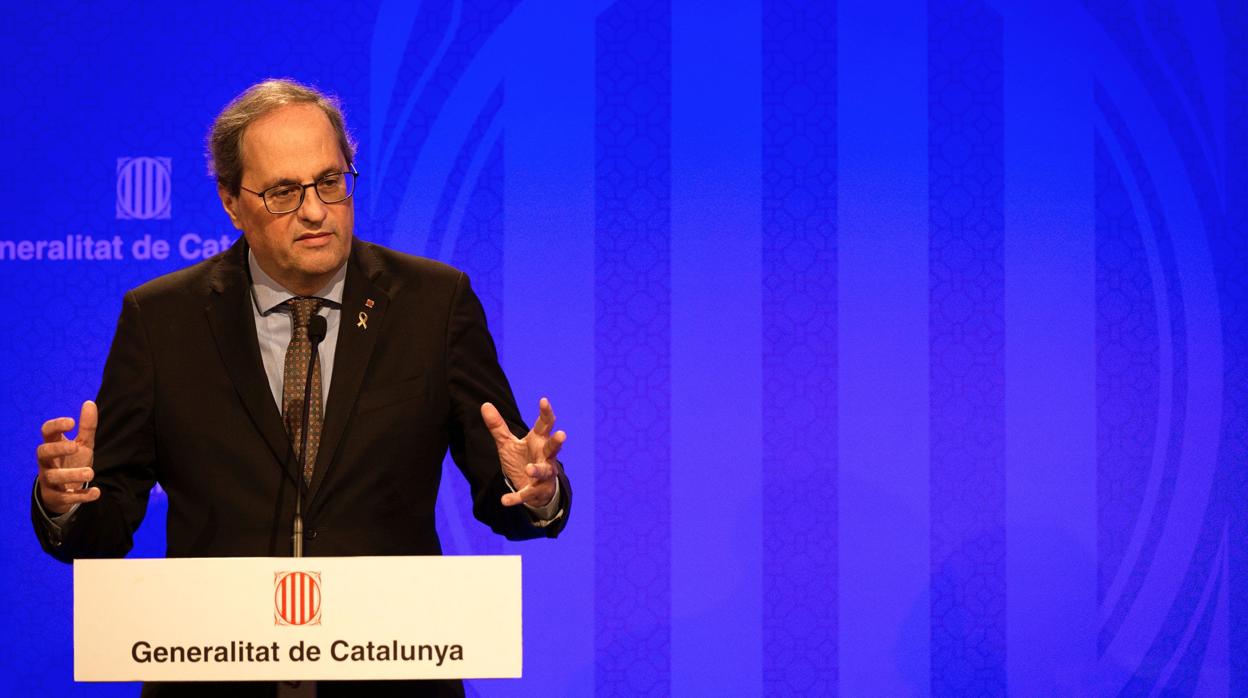 El presidente catalán, Quim Torra