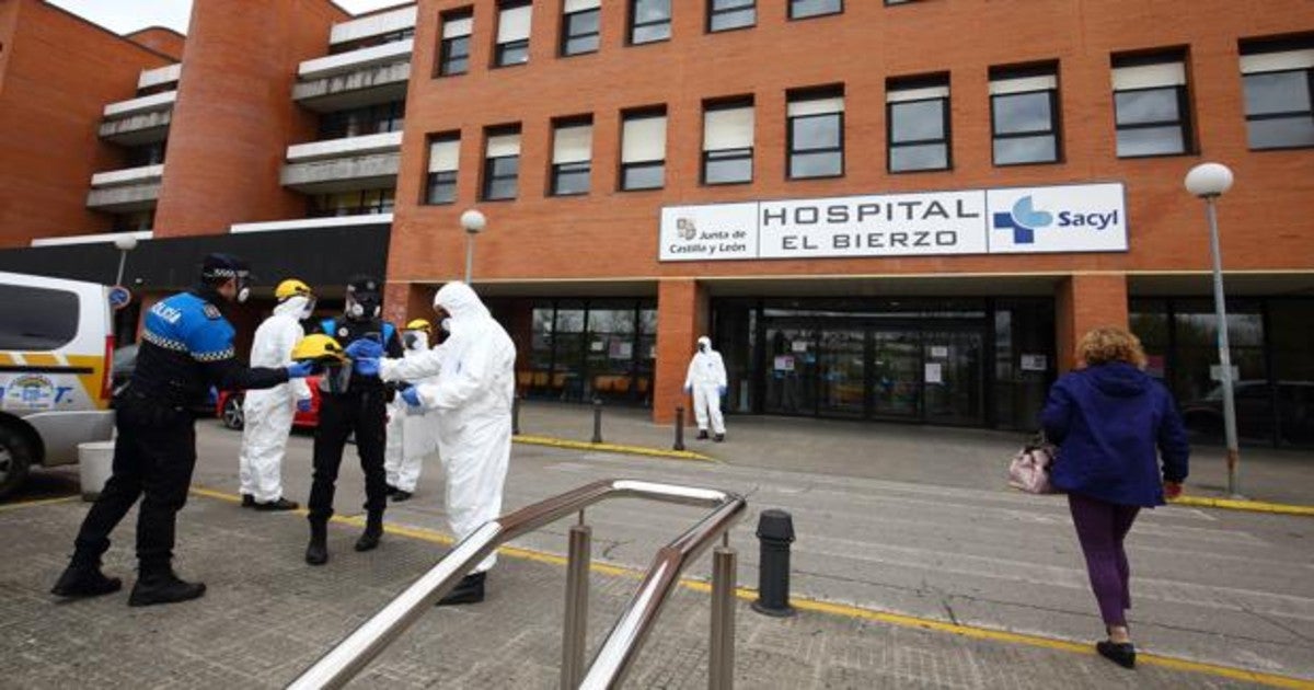 Actuación de la Policía Municipal de Ponferrada en el hospital del Bierzo de Ponferrada