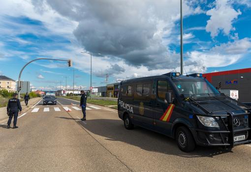 Controles policiales en Valladolid