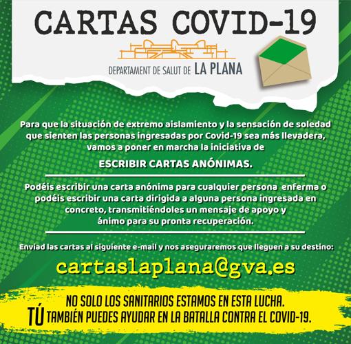 Coronavirus: cartas anónimas para romper el aislamiento de los enfermos