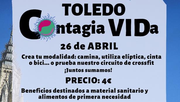 Cita deportiva solidaria en Toledo el 26 de abril a través de redes sociales