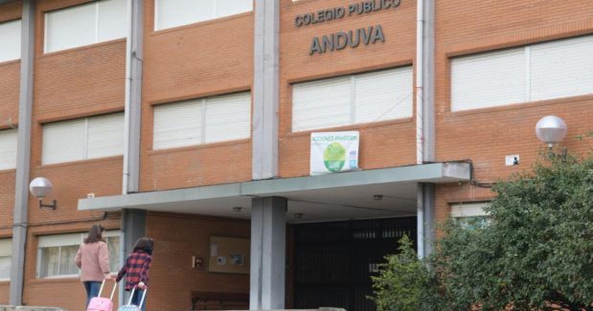 El colegio público Anduva de Miranda de Ebro fue el primero que se cerró al detectarse casos de coronavirus entre el alumnado al inicio de la crisis sanitaria