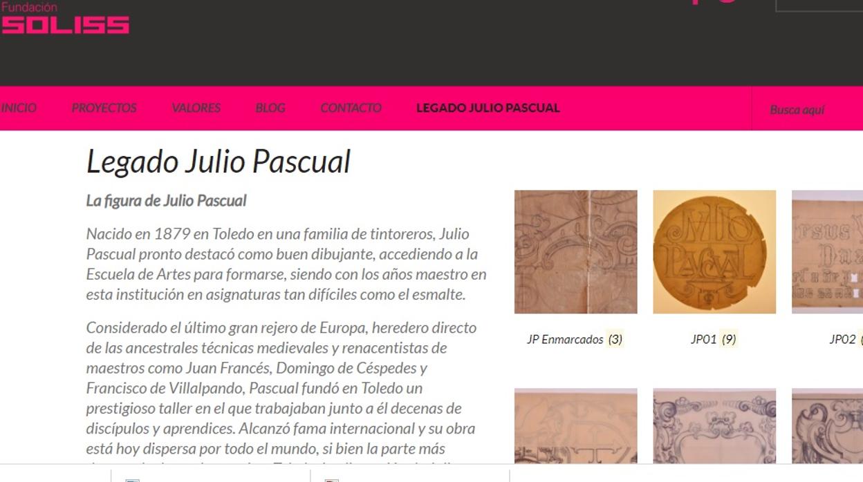 La Fundación Soliss cuelga en la web cientos de dibujos del maestro de forja Julio Pascual