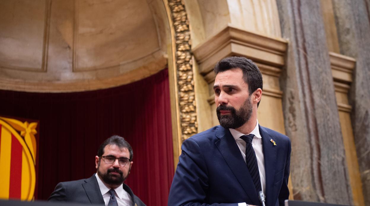 El presidente del Parlament, Roger Torrent