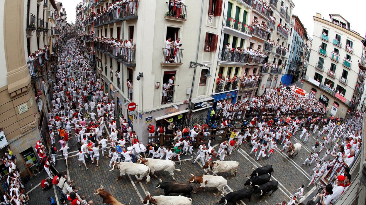 Una imagen de los Sanfermines del año pasado.