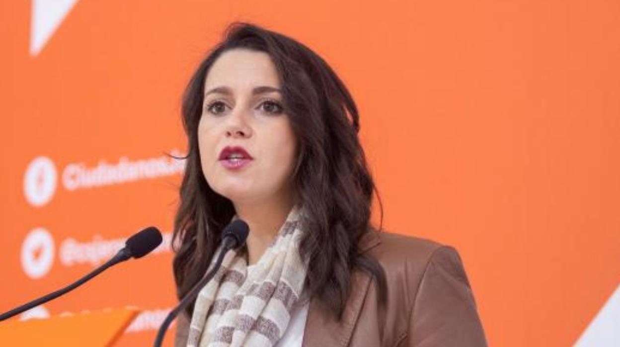 La presidenta de Cs, Inés Arrimadas, en una imagen de archivo