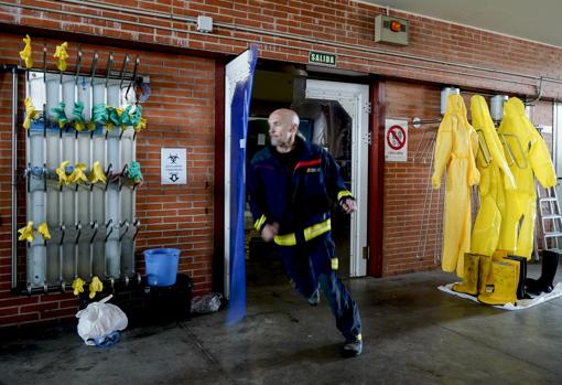 Las instalaciones del centro comercial fueron adecuadas para la labor