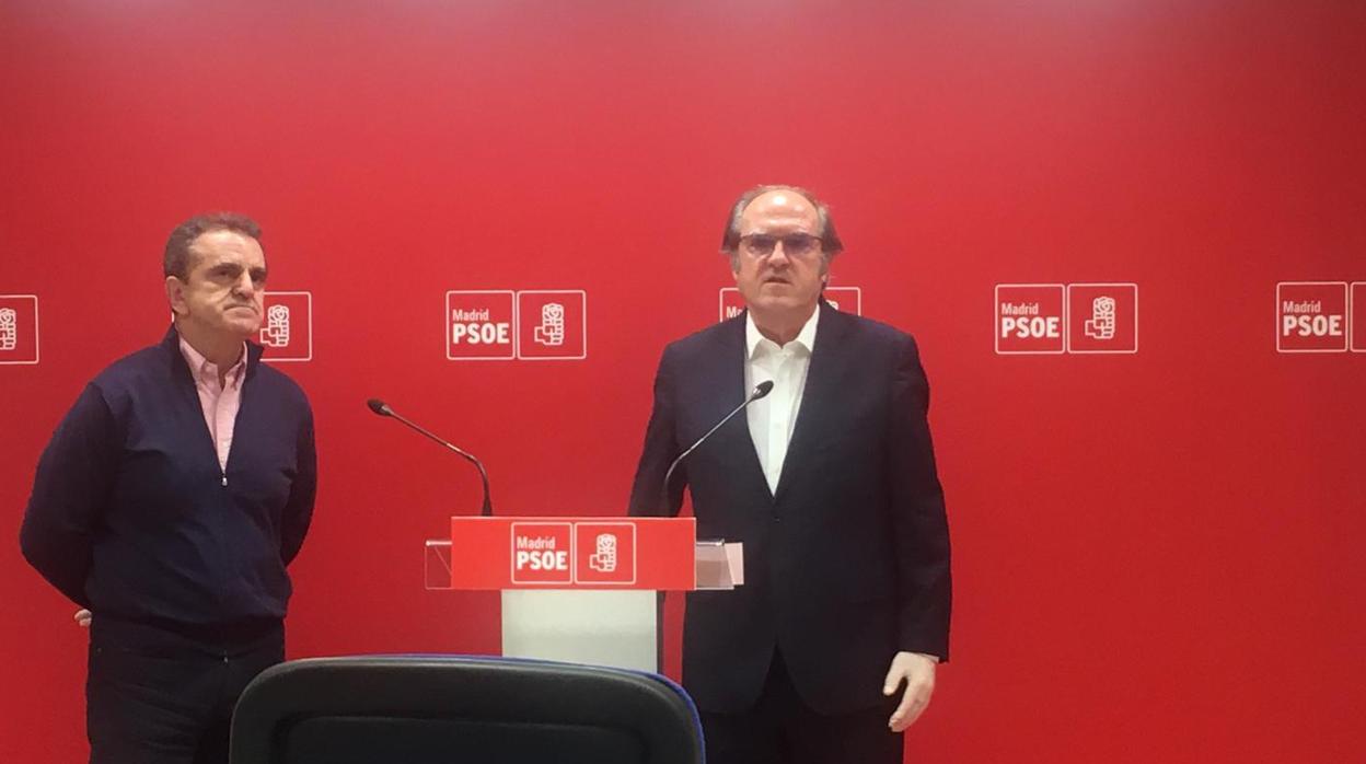 José Manuel Franco y Ángel Gabilondo, en su rueda de prensa virtual