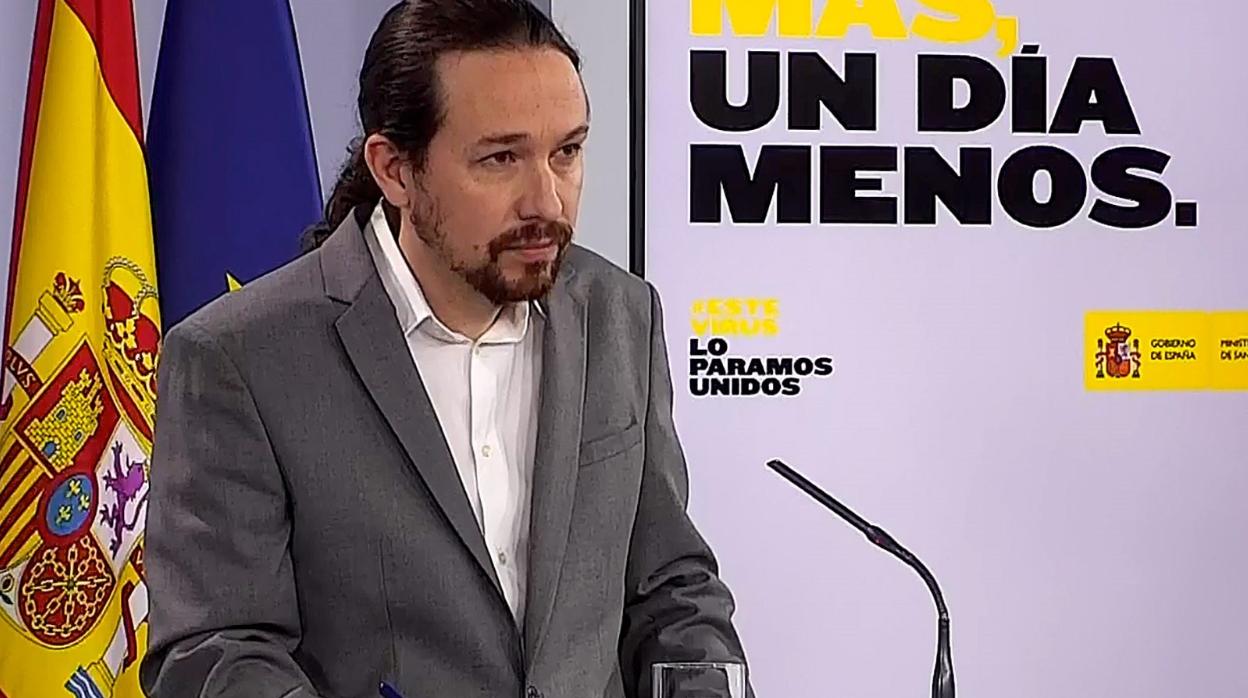 Pablo Iglesias, líder de Podemos y vicepresidente segundo del Gobierno