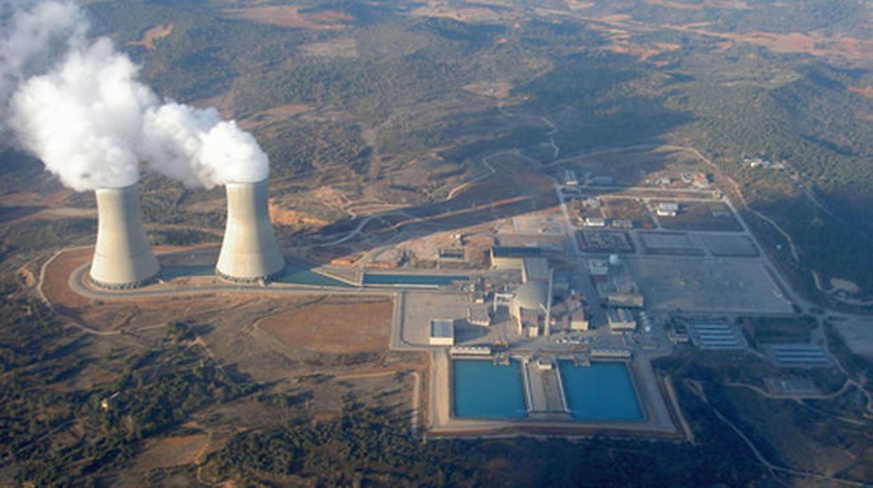 Imagen aérea de la central nuclear de Trillo