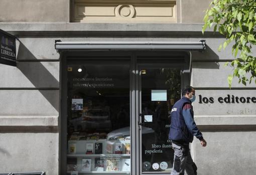 La librería Los Editores, ya cerrada de forma definitiva