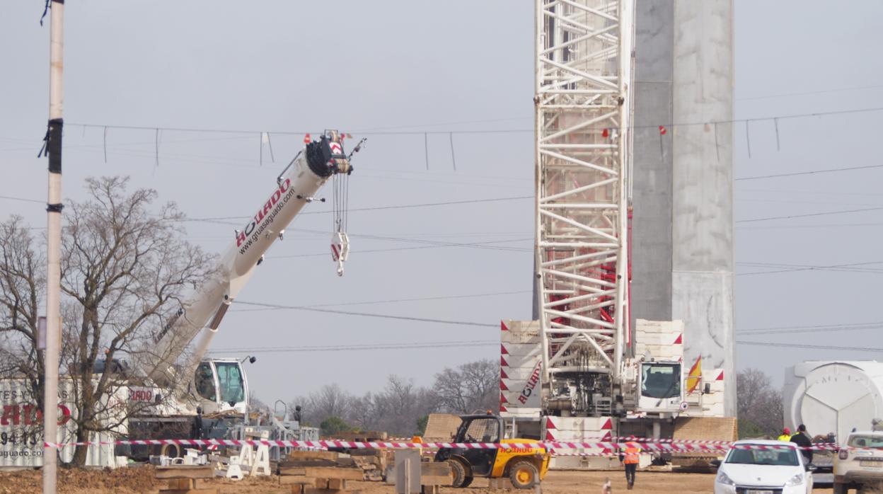 Dos trabajadores fallecieron en las obras de un parque eólico en Valladolid en el mes de febrero