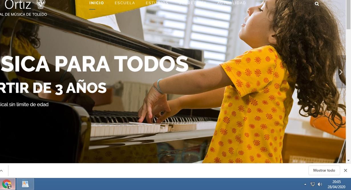 La Escuela de Música mantiene online sus clases, pero no se cobrará el trimestre