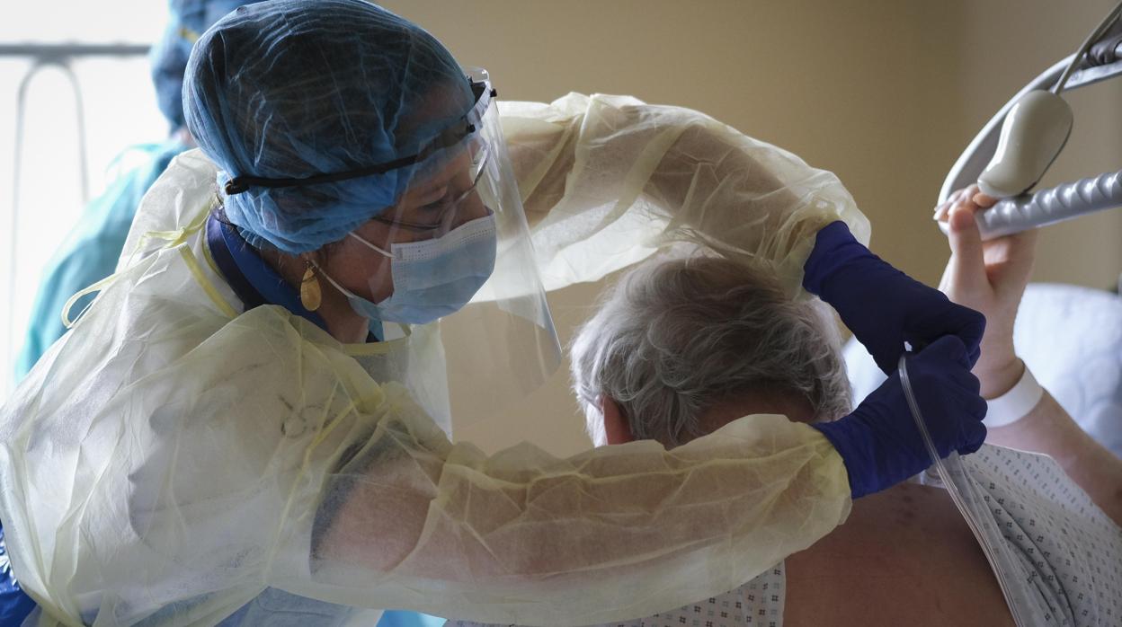 Un hospital belga, durante la pandemia de coronavirus