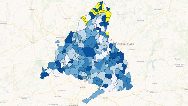 Estos son los 15 municipios madrileños libres de coronavirus