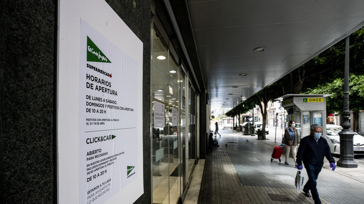 Imagen tomada en uno de los establecimientos de El Corte Inglés en Valencia