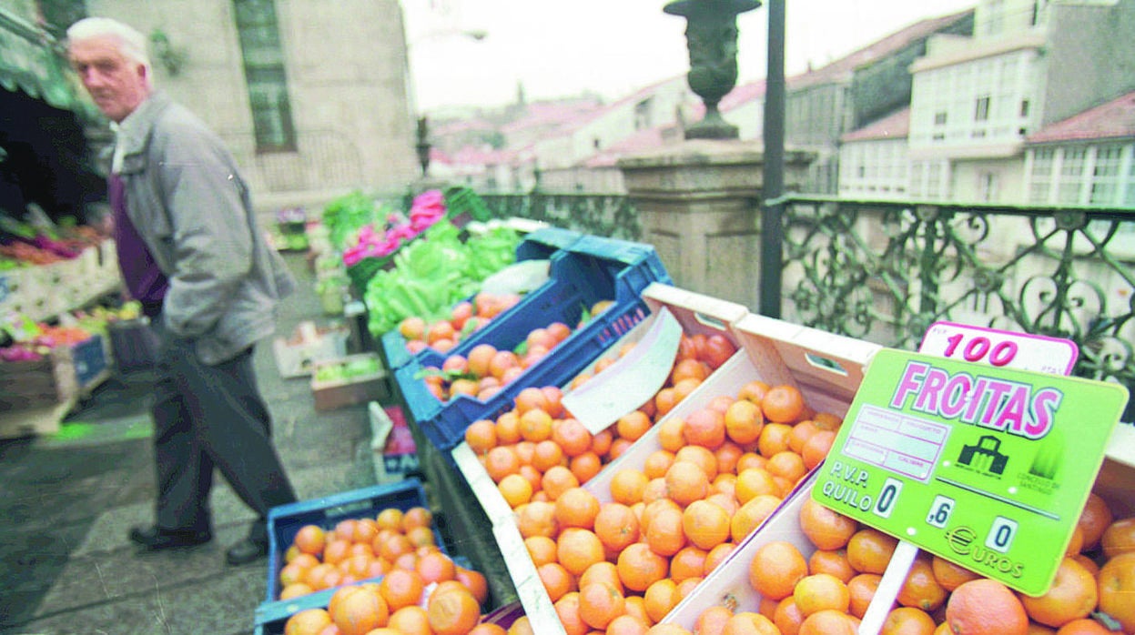 Un mercado gallego local, en una imagen de archivo