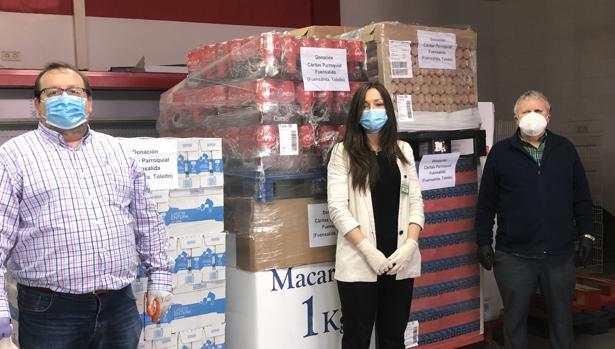 Mercadona dona 6 toneladas de alimentos para Cáritas de Fuensalida y Burguillos