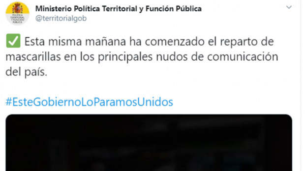 Varias instituciones tuitean por error consignas contra el Gobierno