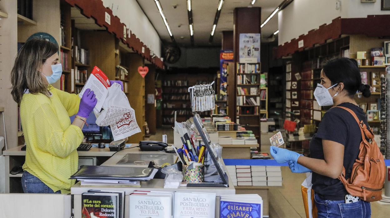 Imagen tomada esta semana en una librería de Valencia