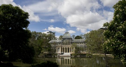 El parque del Retiro, cerrado