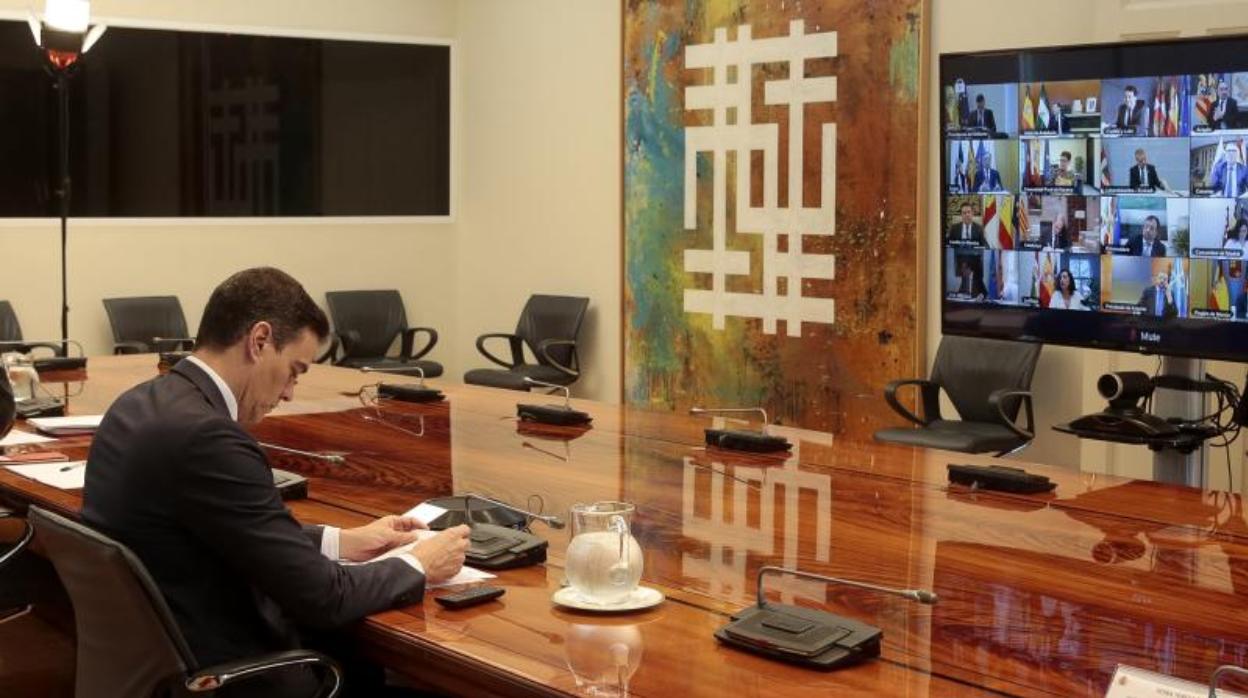 Reunión de Pedro Sánchez con los presidentes autonómicos, el domingo