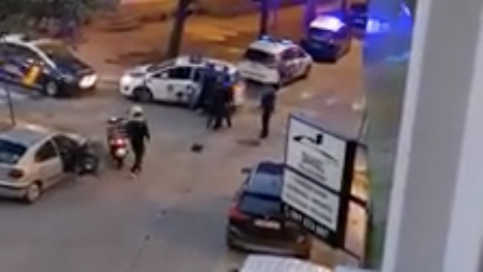 Una pelea en la Plaza del Humor de La Coruña termina con un detenido y un herido