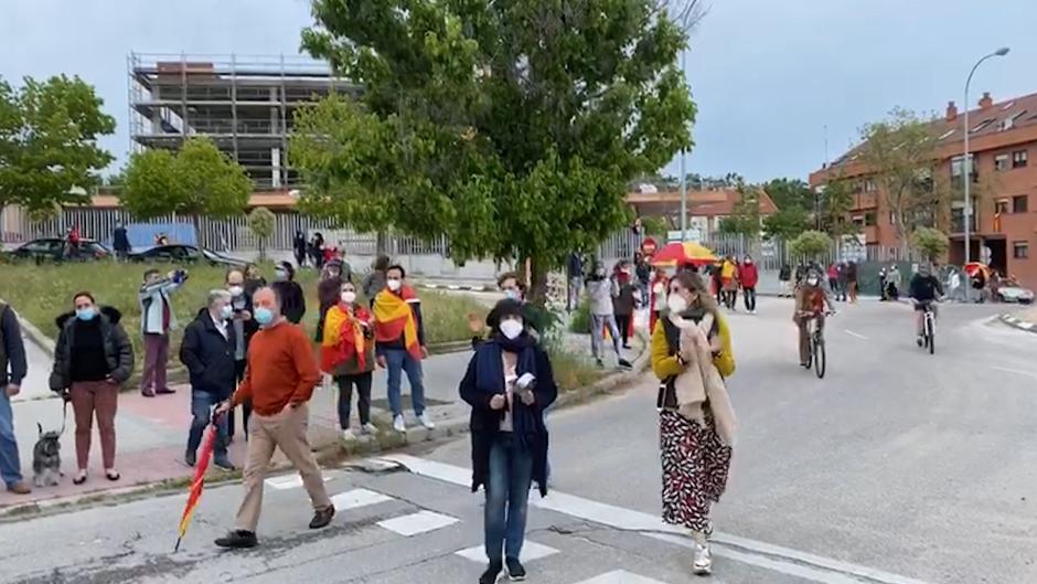 Nueva jornada de manifestaciones contra el Gobierno en Madrid: «¡Libertad, libertad!»
