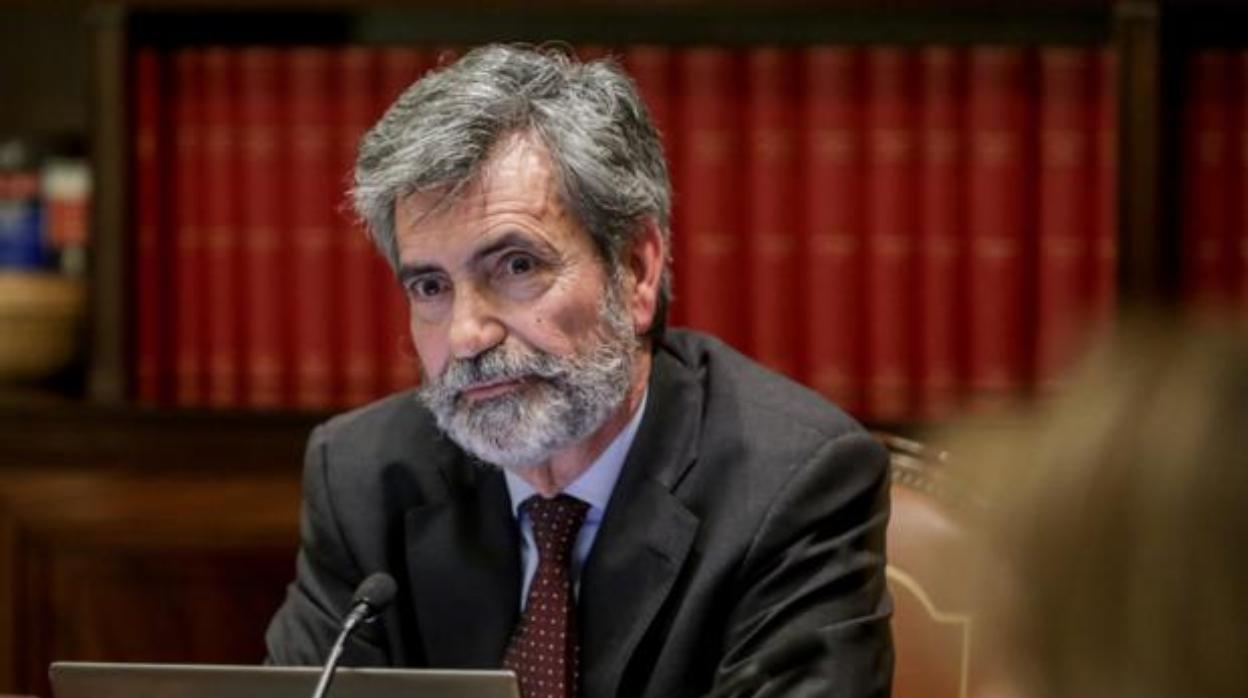 El presidente del CGPJ y Tribunal Supremo, Carlos Lesmes, en una imagen de archivo