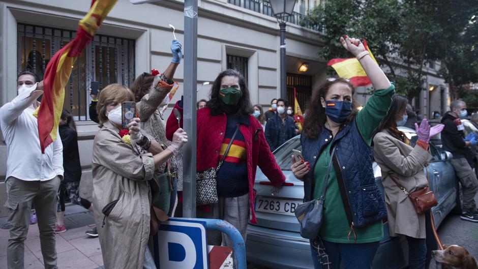 Las protestas contra Sánchez se extienden en Madrid