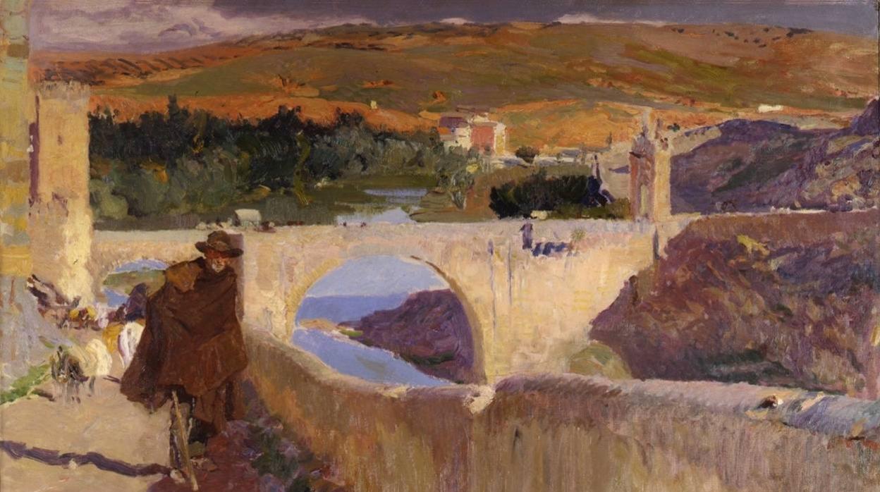 Joaquín Sorolla. El ciego de Toledo (1906). Óleo sobre lienzo