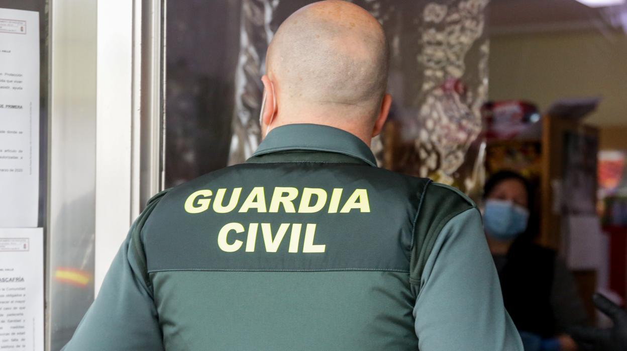 Guardia Civil durante la pandemia, en una imagen de archivo