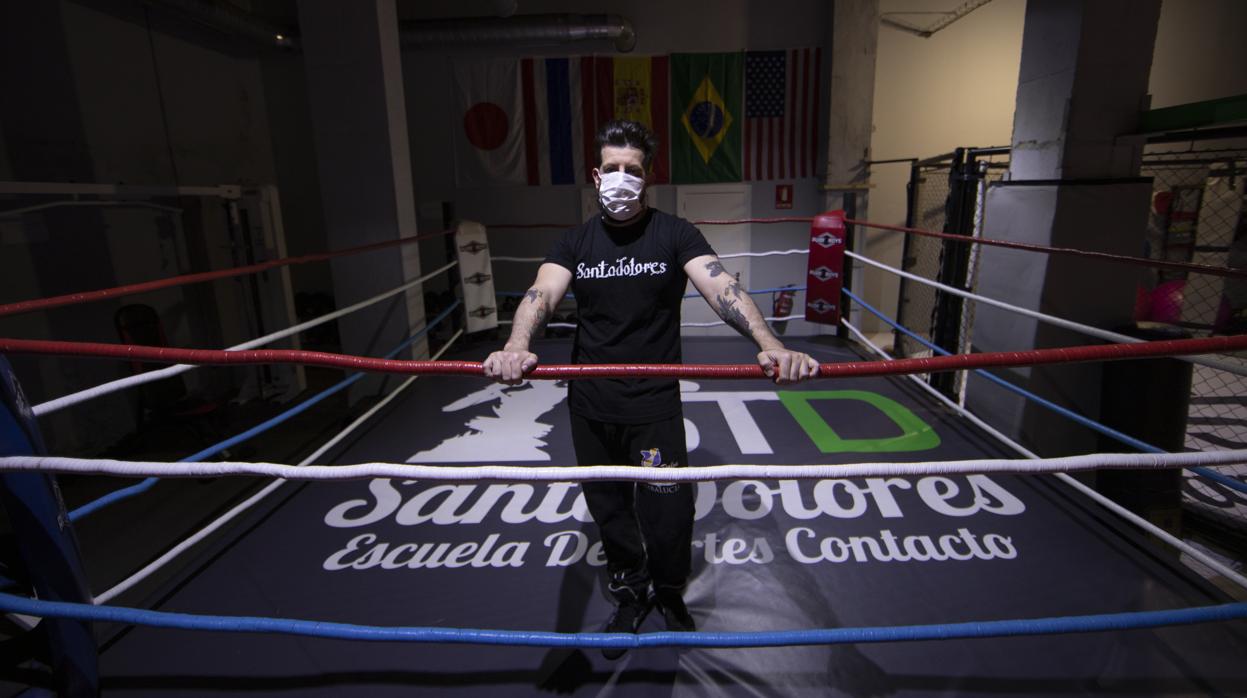 Pablo Ortín, encargado de los deportes de contacto en el Club Santa Dolores