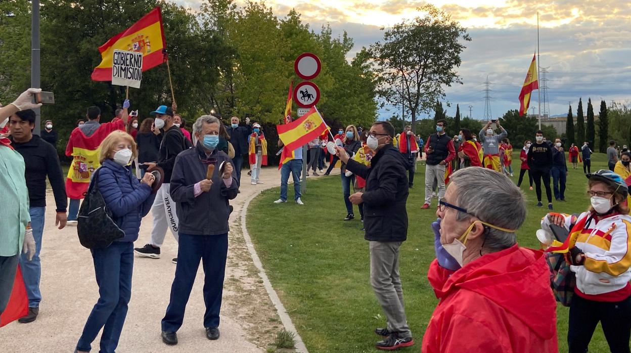 Protesta contra el Gobierno en Villaviciosa de Odón