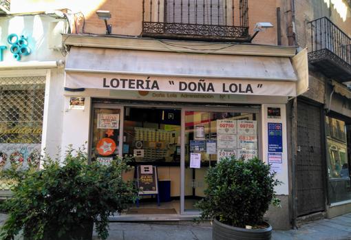 La administración de lotería «Doña Lola»