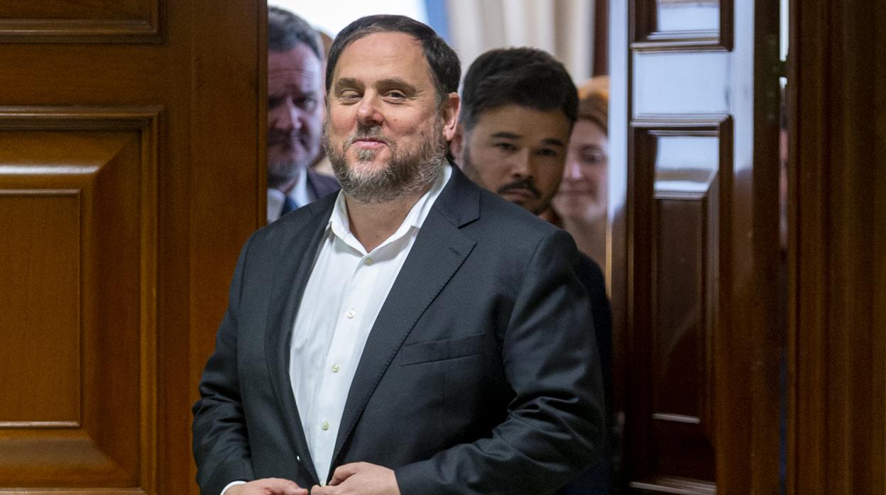 Oriol Junqueras, en el Congreso de los Diputados