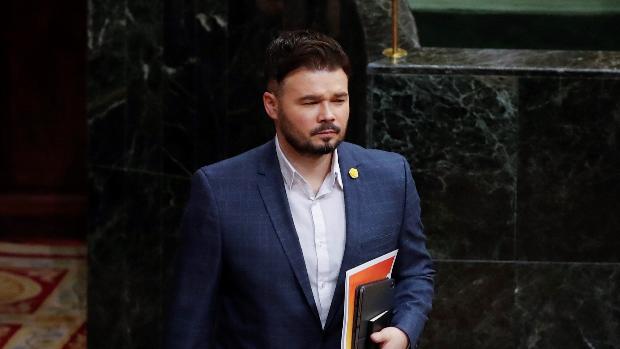 Gabriel Rufián estalla por el pacto con Ciudadanos y acusa al Gobierno de «escoger a la derecha»