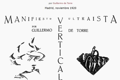 Manifiesto ultraísta de Guillermo de Torre