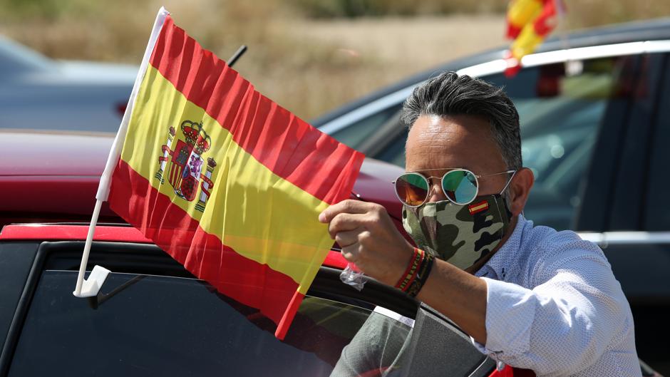 La caravana de Vox circula por Toledo