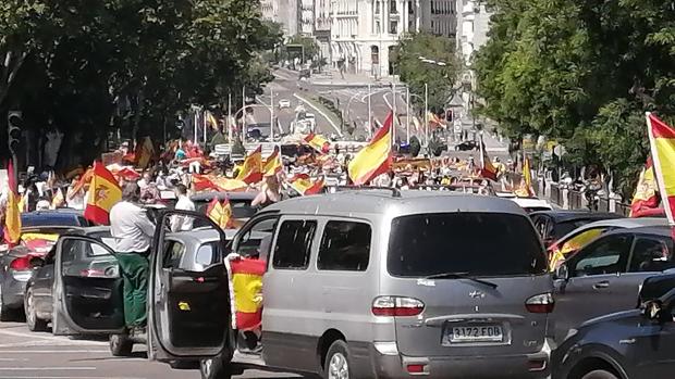 La manifestación contra el Gobierno, en directo: Madrid, colapsada por la marcha