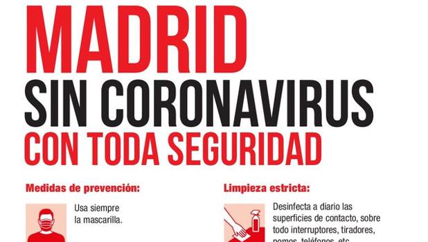 Consejos de la Comunidad de Madrid para entrar con buen pie en la fase 1